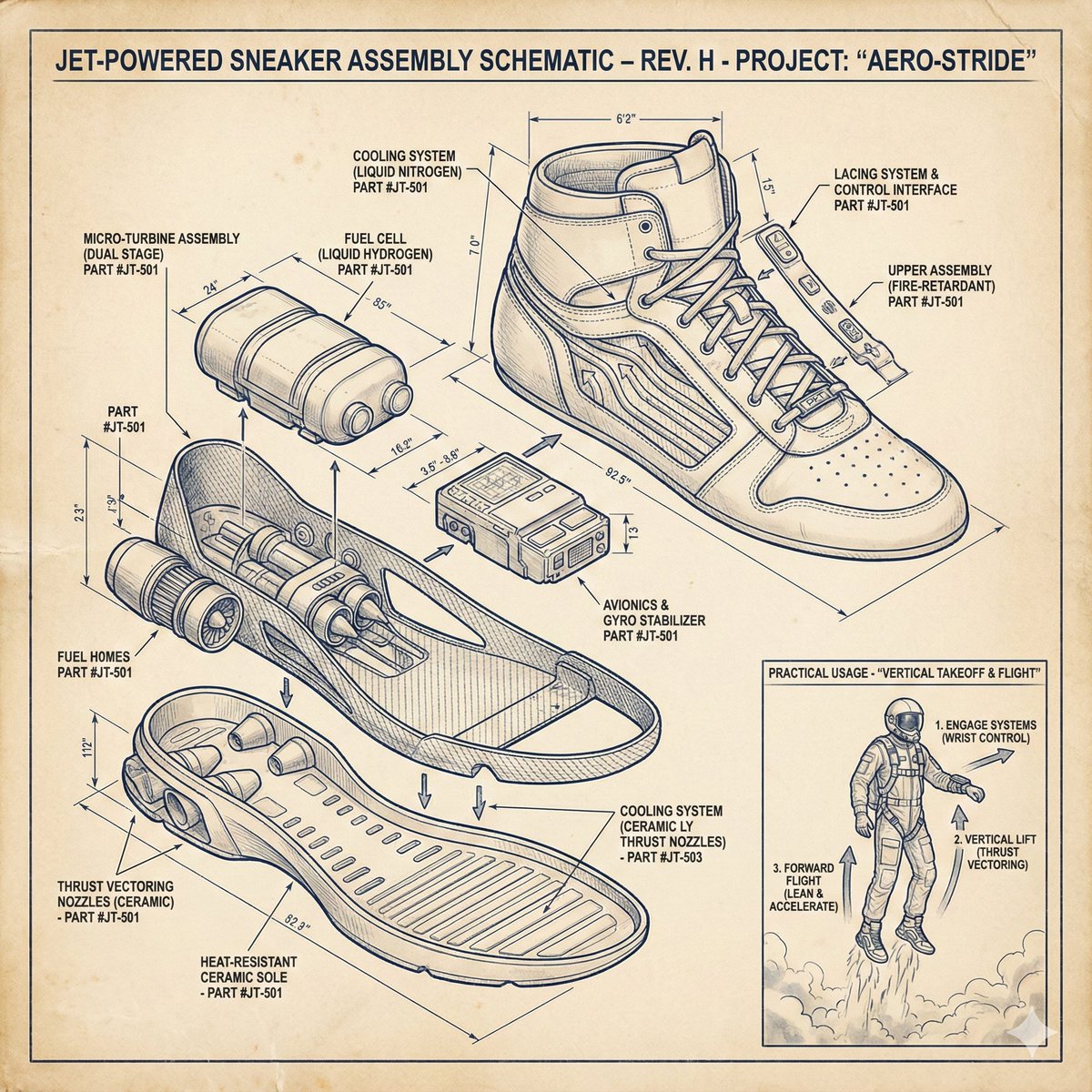 超逼真的爆炸式技术视图